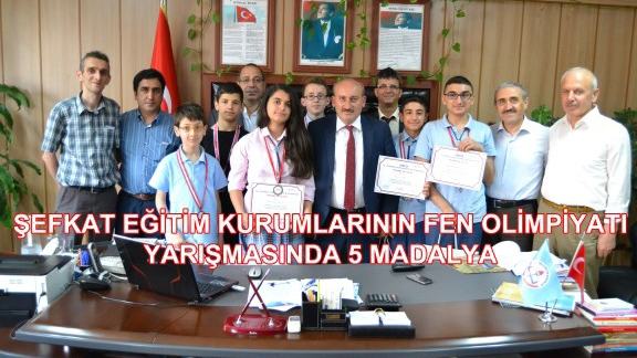 Şefkat Eğitim Kurumlarının yaptığı 10.Matematik Fen olimpiyatı yarışmasında Dr. Cemil-Fevziye Özkaya ortaokulu  beş madalya alarak en çok madalya alan okul olmuştur. 