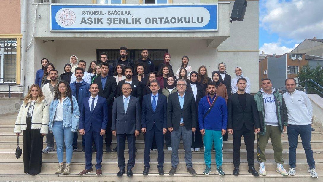 Kaymakamımız Abdullah UÇGUN ve İlçe Milli Eğitim Müdürümüz Mehmet SANSAR ile Beraber Aşık Şenlik Ortaokulunda Öğretmen Arkadaşlarımızla Bir Araya Geldik.