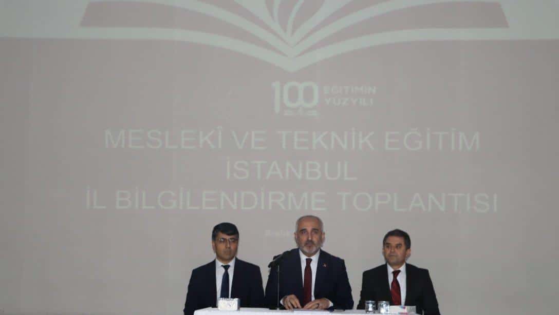 İSTANBUL MESLEKİ  VE TEKNİK EĞİTİM OKUL MÜDÜRLERİ İSTİŞARE VE DEĞERLENDİRME TOPLANTISI